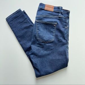 Madewell 10” high-rise skinny 32 dark wash